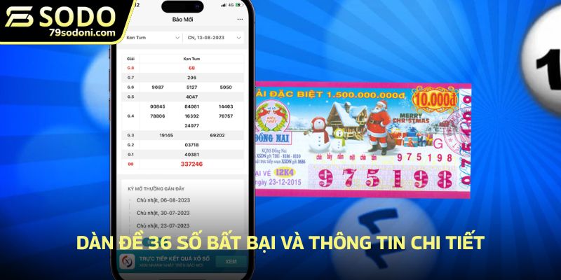 Dàn đề 36 số bất bại và thông tin chi tiết