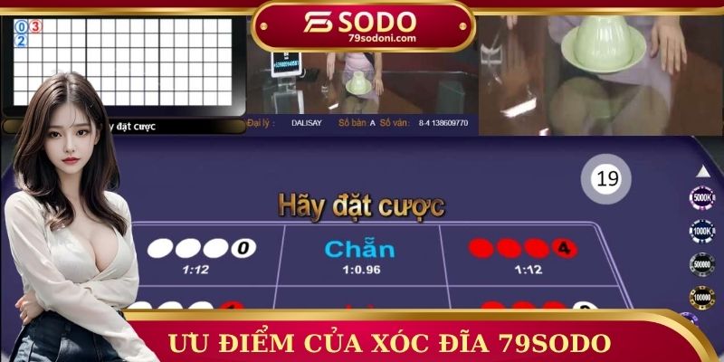Ưu điểm của xóc đĩa 79sodo